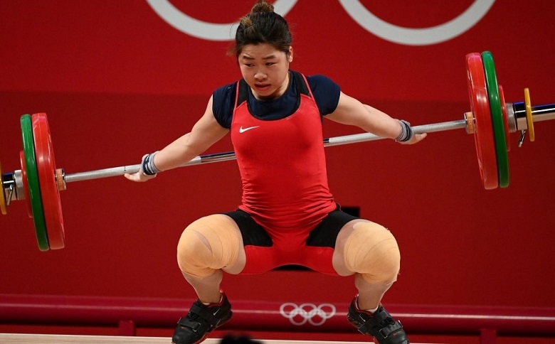 Cử tạ Olympic Tokyo 2021: Hoàng Thị Duyên đứng thứ 5 ở hạng cân 59kg dành cho nữ - Ảnh 3