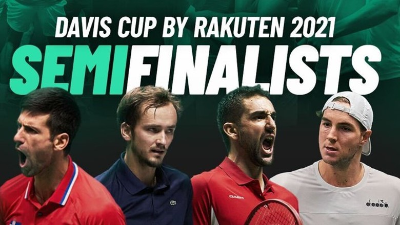 Xác định 2 cặp bán kết Davis Cup 2021: Djokovic gặp Medvedev ở chung kết? - Ảnh 1