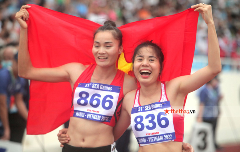Nguyễn Thị Huyền bỏ xa Quách Thị Lan, giành HCV 400m nữ tại SEA Games 31 - Ảnh 1