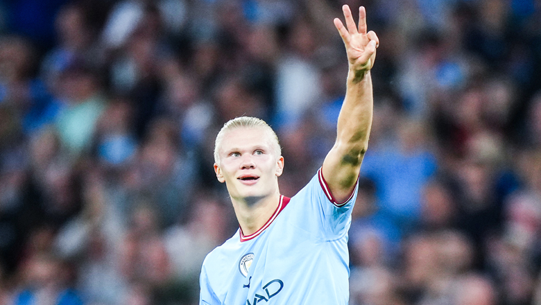 Haaland lập 2 kỷ lục Ngoại hạng Anh sau hat-trick giúp Man City đè bẹp Nottingham Forest - Ảnh 1