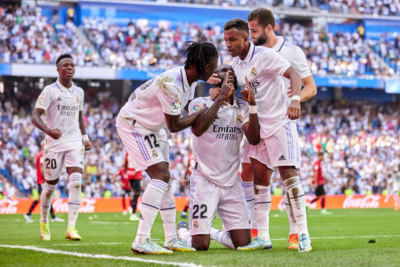 Kết quả Real Madrid vs Mallorca: Rudiger lần đầu nổ súng, chủ nhà ngược dòng mãn nhãn - Ảnh 3