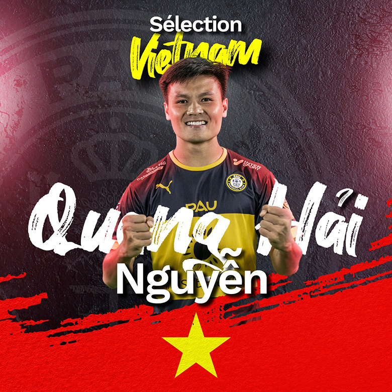 Pau FC chúc mừng Quang Hải được gọi lên ĐT Việt Nam - Ảnh 1