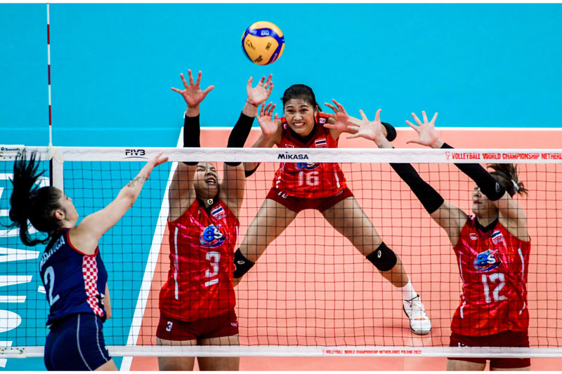 Thái Lan, Trung Quốc thắng bất ngờ ở giải bóng chuyền nữ Vô địch thế giới 2022 - Ảnh 1