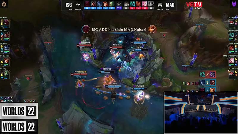 ISG vs MAD – Kết quả CKTG 2022 LMHT Vòng Khởi động ngày 1 - Ảnh 5