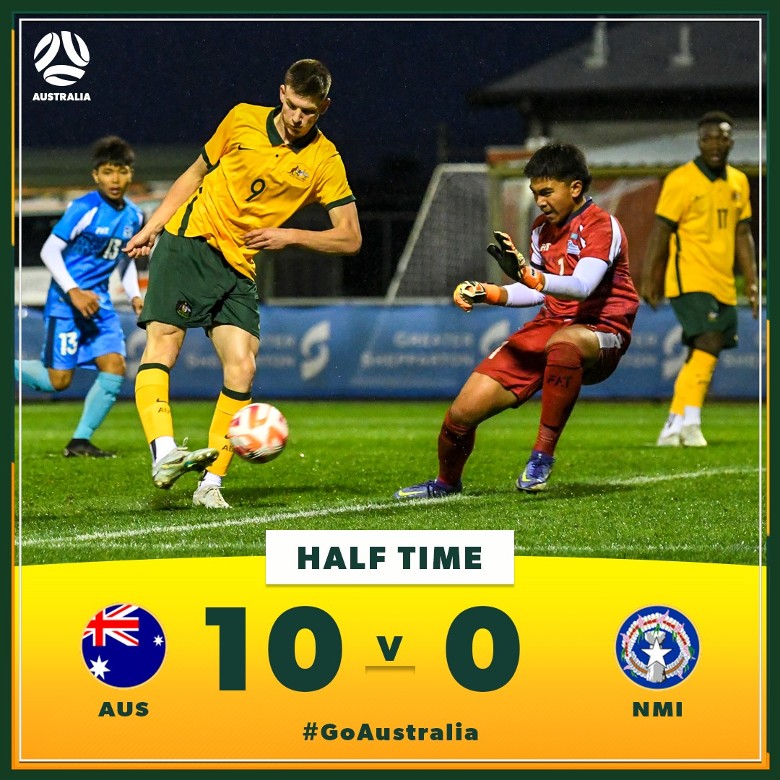 U17 Australia thắng 23-0 trong trận mở màn vòng loại giải châu Á - Ảnh 1