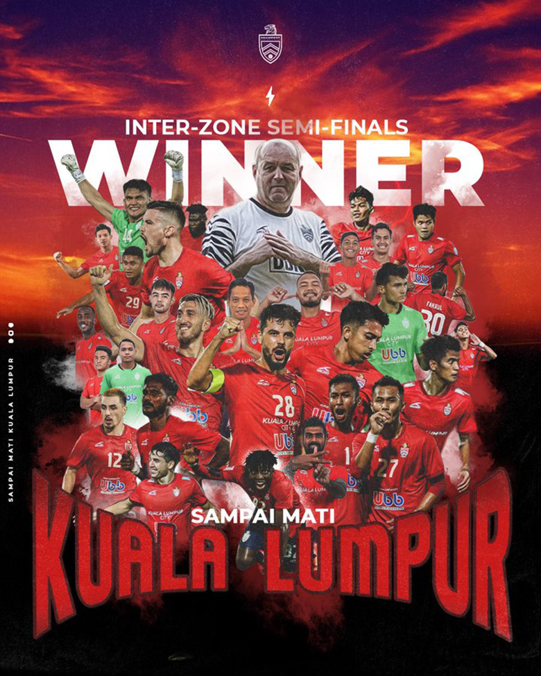 Kuala Lumpur City, CLB từng loại Viettel FC giành quyền vào chung kết AFC Cup 2022 - Ảnh 1