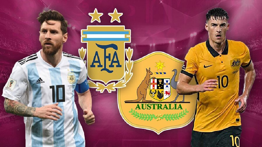 Link xem trực tiếp bóng đá Argentina vs Australia, 02h00 ngày 4/12