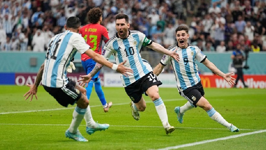 Kết quả bóng đá Argentina vs Mexico: Thiên tài Messi giải cứu Albiceleste