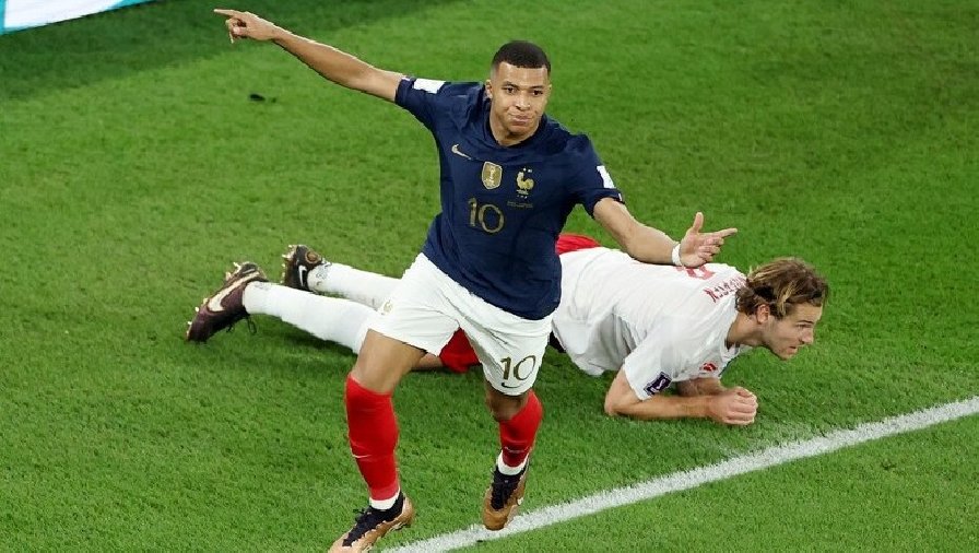 Kết quả bóng đá Pháp vs Đan Mạch: Mbappe lập cú đúp đưa nhà ĐKVĐ vào vòng knock-out