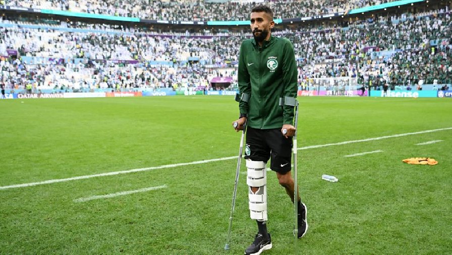 Cầu thủ thứ hai của Saudi Arabia chia tay World Cup 2022 vì chấn thương