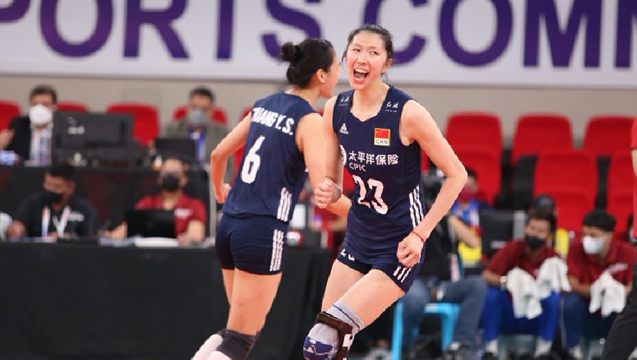 Lịch thi đấu chung kết bóng chuyền nữ châu Á 2022: Trung Quốc vs Nhật Bản