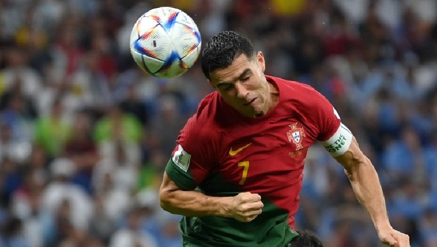 Cảm biến tích hợp trong trái bóng chính thức của World Cup 2022 xác nhận Ronaldo không ghi bàn