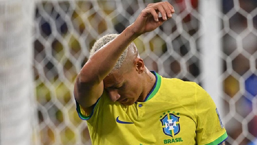 Brazil vs Thụy Sĩ: Richarlison đá 73 phút chỉ có 5 đường chuyền, bằng 1/3 thủ môn Allison