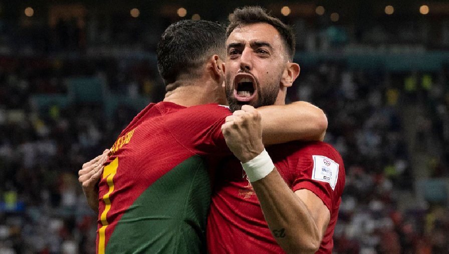 Kết quả bóng đá Bồ Đào Nha vs Uruguay: Bruno lập cú đúp, Seleccao đi tiếp sớm 1 lượt đấu